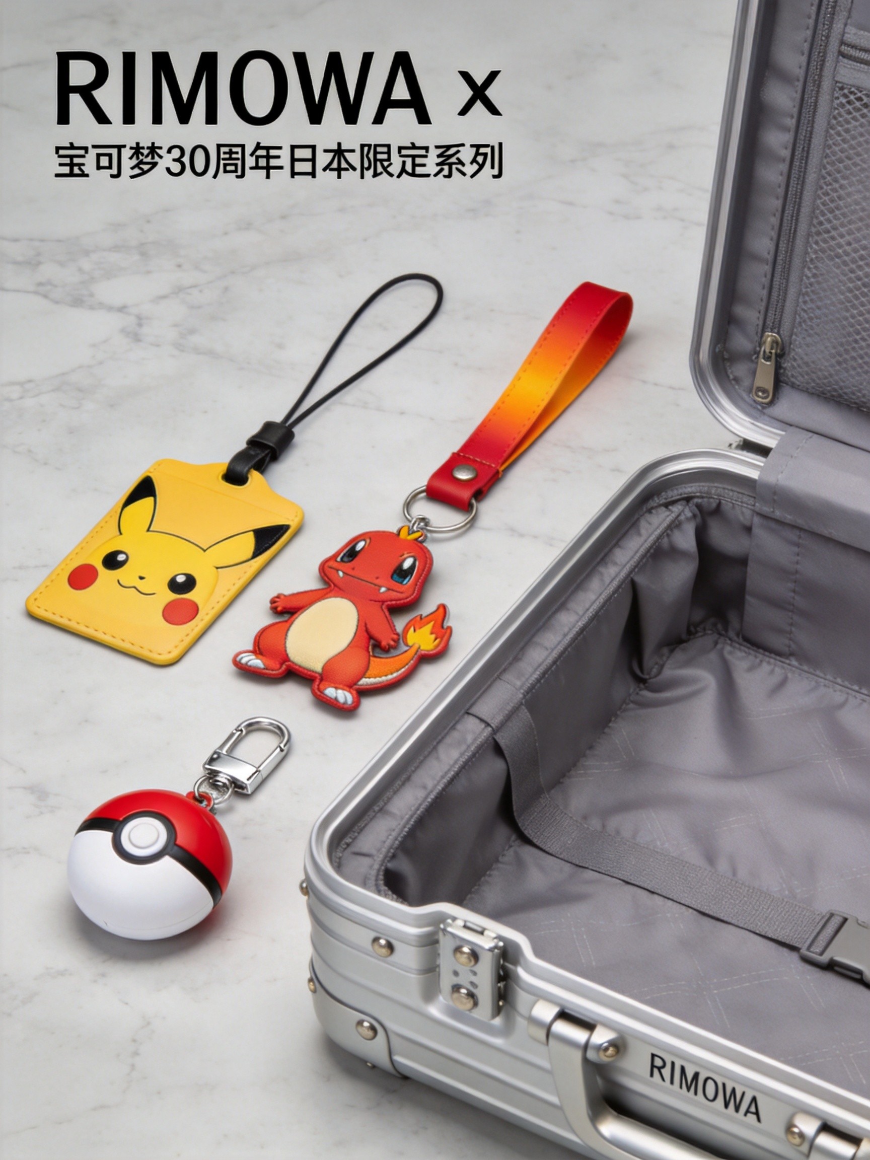RIMOWA x 宝可梦限定产品展示