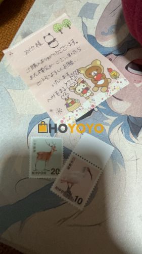 开箱后收到樱花妹手写感谢信 